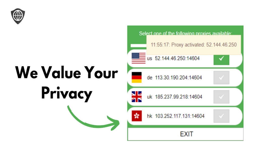 we value your privacy 